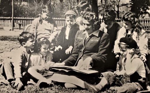 elise teaching in 1950s